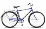 Велосипед 28' дорожный STELS NAVIGATOR-300 Gent синий, 1ск., 20' + корзина Z010